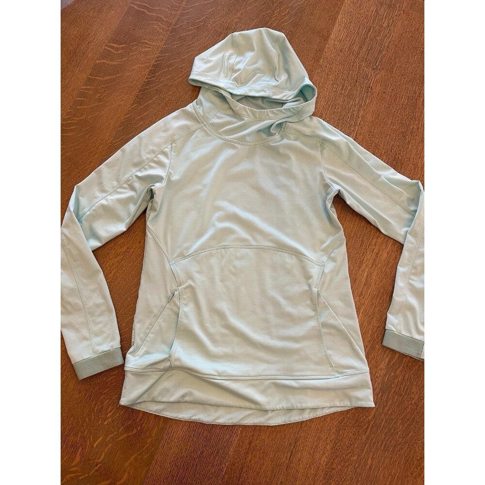 Athleta Light Blue Pullover Hooded Sweatshirt